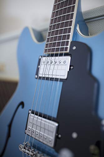 Pelham Blue Semi-Hollow Body Electric Guitar Z415