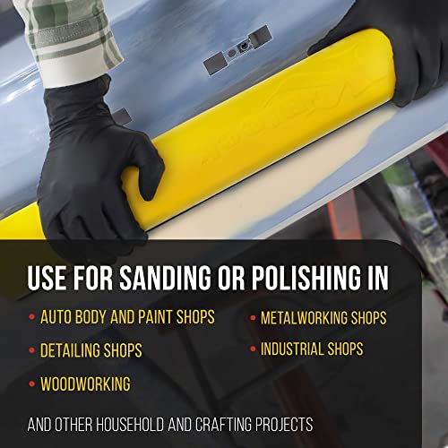 Firm & Flex Hand Sanding Block Kit, 9", 16" and 24" with Hook & Loop Backing V683191