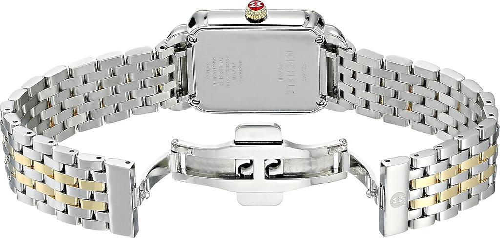 Deco Watch Head Analog Display Swiss Quartz Two Tone Watch X411