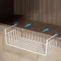 Large Black Under Shelf Wire Basket O7609