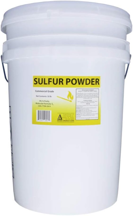50 lb Yellow Sulfur Powder Fertilizer N4407