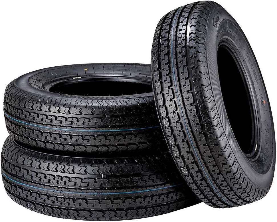 205/75R-15 8 Ply Radial Trailer Tires Set of 3 E497