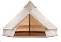 Canvas Bell Tent with Stove Jack, 4 Season Waterproof Cotton Camping Tent J41530