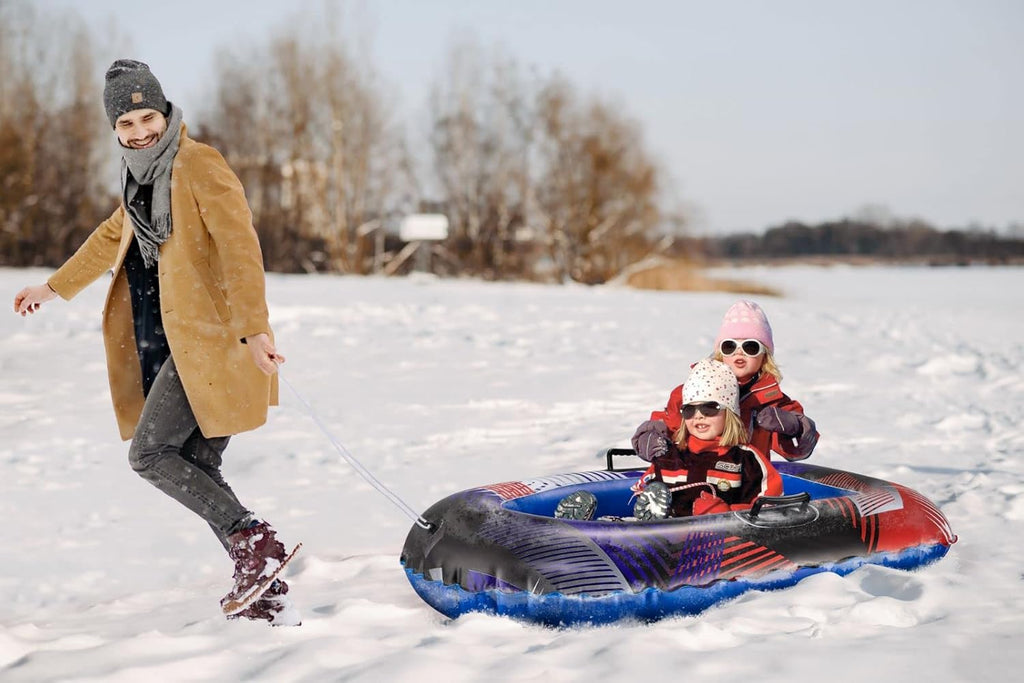 Inflatable Snow Sled with Reinforced Side Handles X465