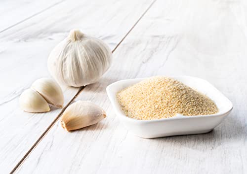 Granulated Garlic, 1 Pound Dried Coarse Garlic Granules A576608