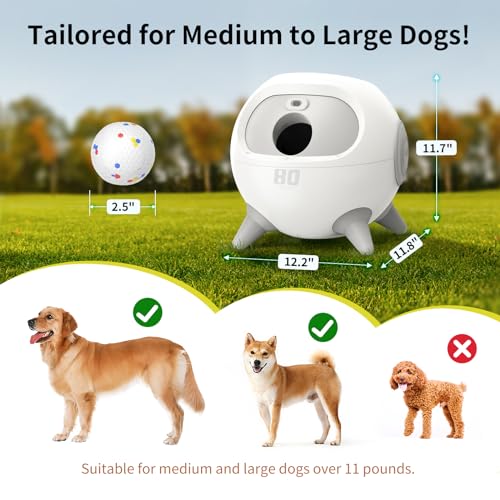 Automatic Obstacle Avoidance Dog Ball Launcher with 4Pcs Balls K4001