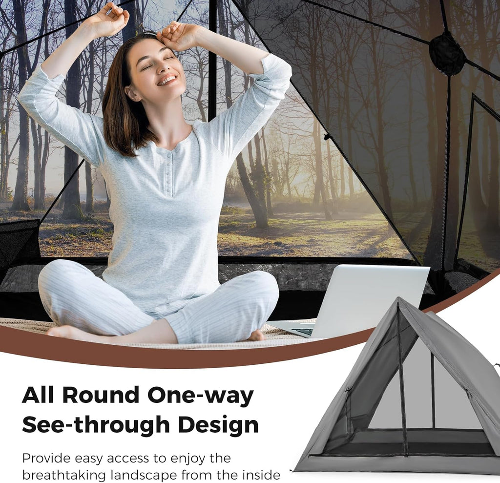 Pop Up Camping Tent for 2-3 Person with Removable Rainfly and Carrying Bag G866846