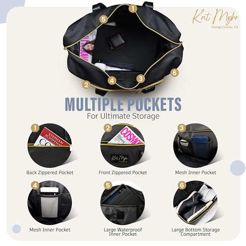 Womens Travel Weekender Bag with shoe compartment O901818
