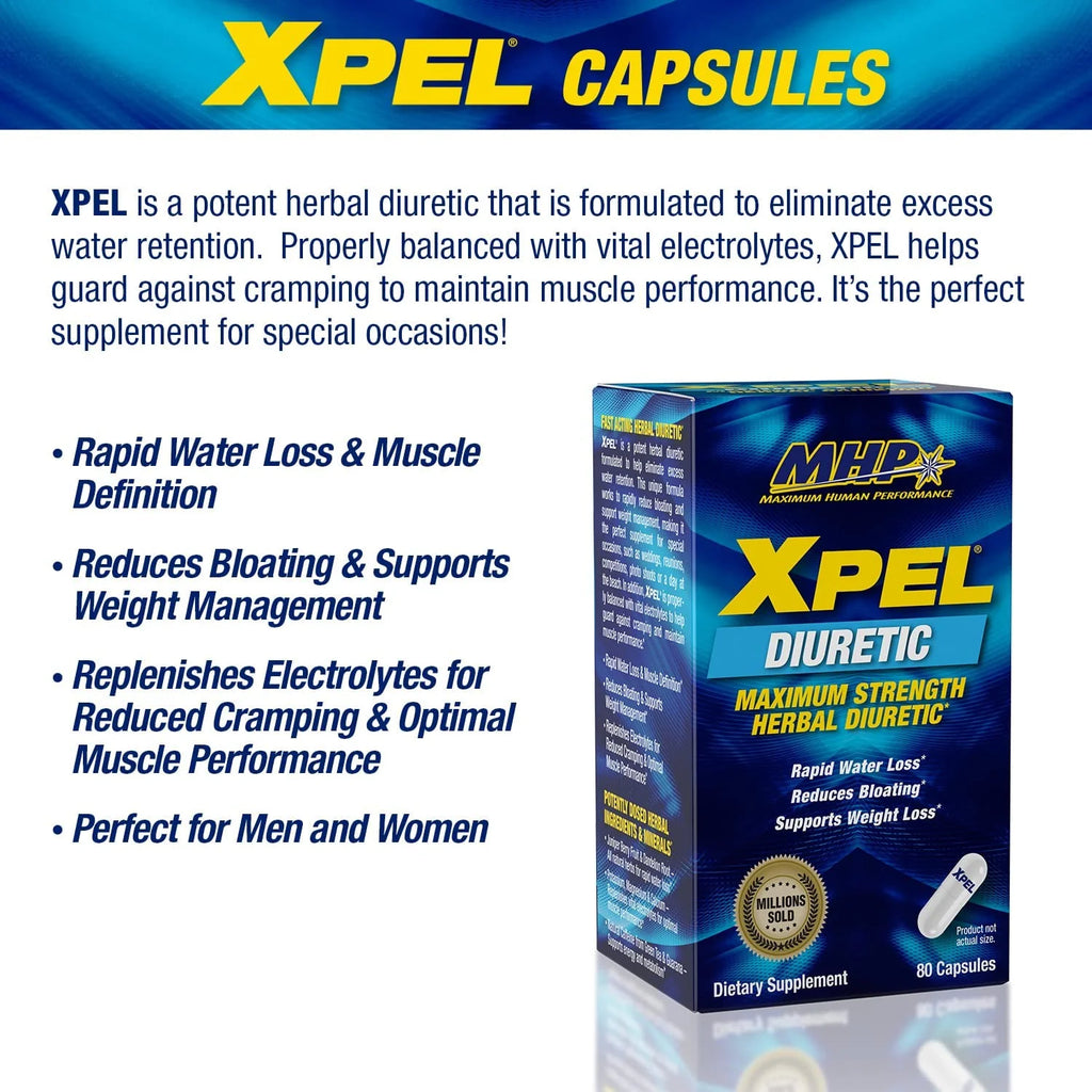 80 Capsules Diuretic Water Pills F38916