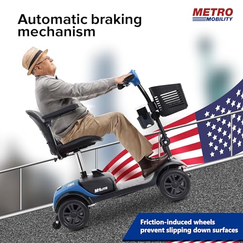 Compact 4 Wheel Electric Mobility Scooter (Purple) W664