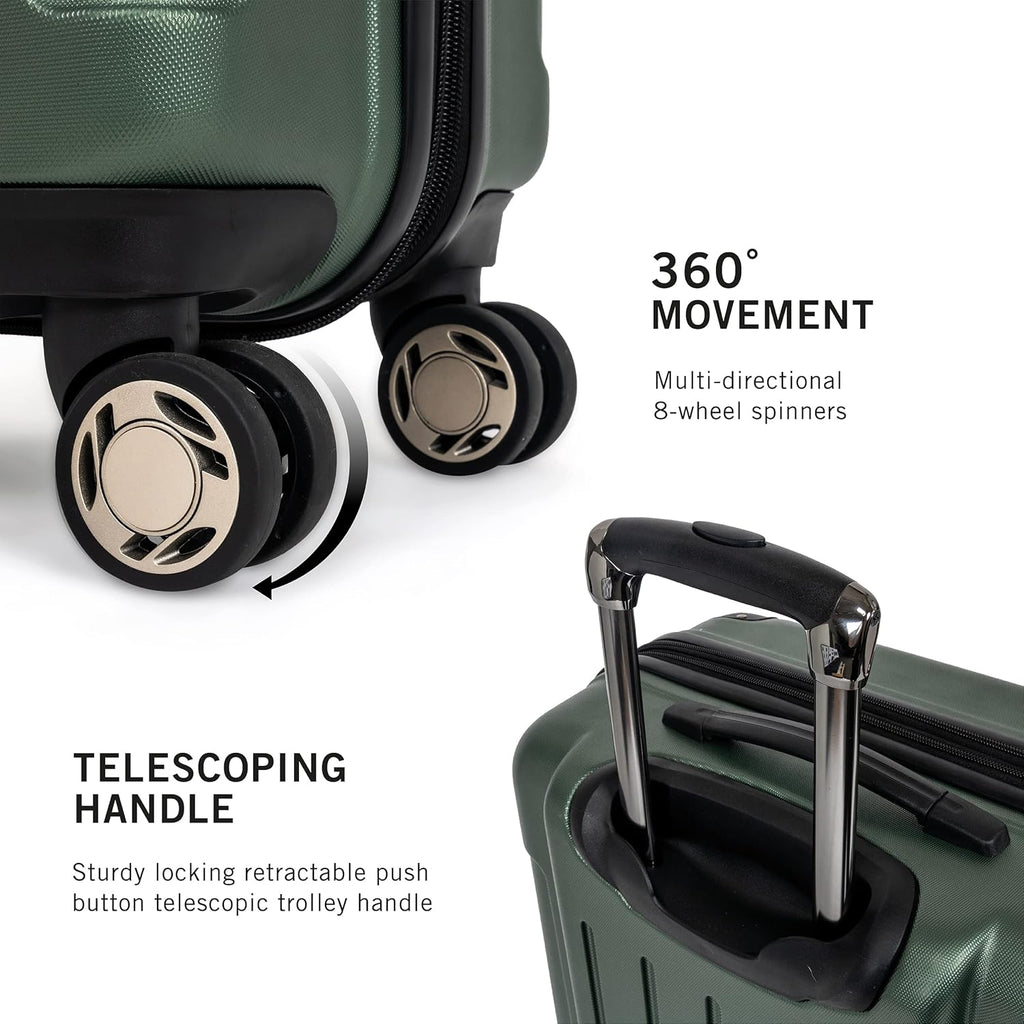 ABS Expandable 8-Wheel Upright, 28-Inch Checked E992
