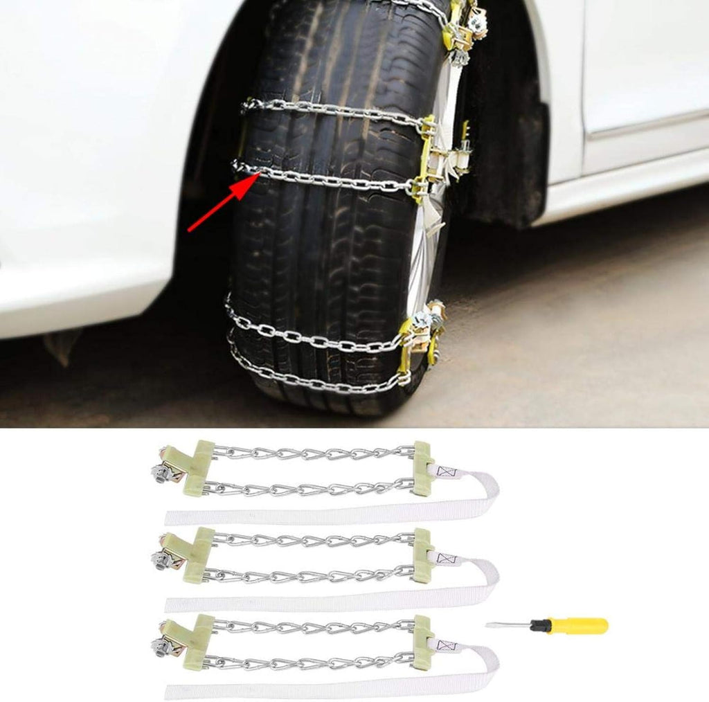 3pcs Steel Tire Snow Chains I87887