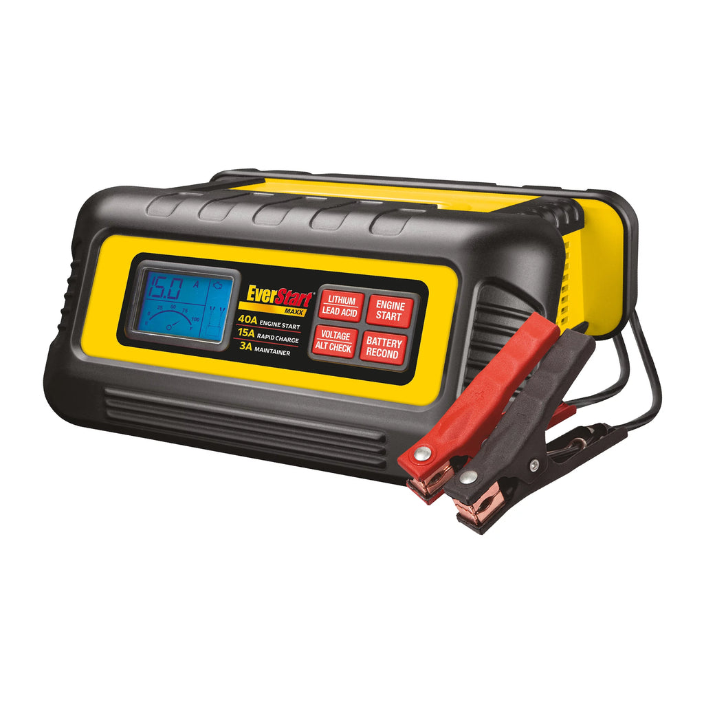 15 Amp Battery Charger and Maintainer with 40 Amp Engine Start P6963