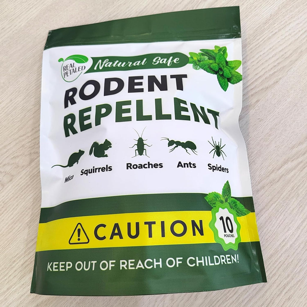 Natural Peppermint Oil Rodent Repellent Pouches, 10 Pouches T85831