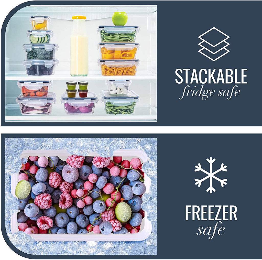 50 Pcs Airtight Food Storage Container Set with Lids N7711