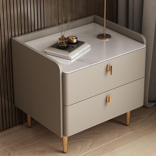 double layer minimalist bedside cabinet V5196