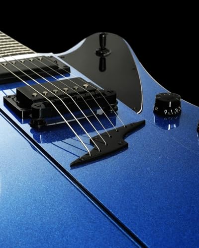Black Solid Body Electric Guitar E13701