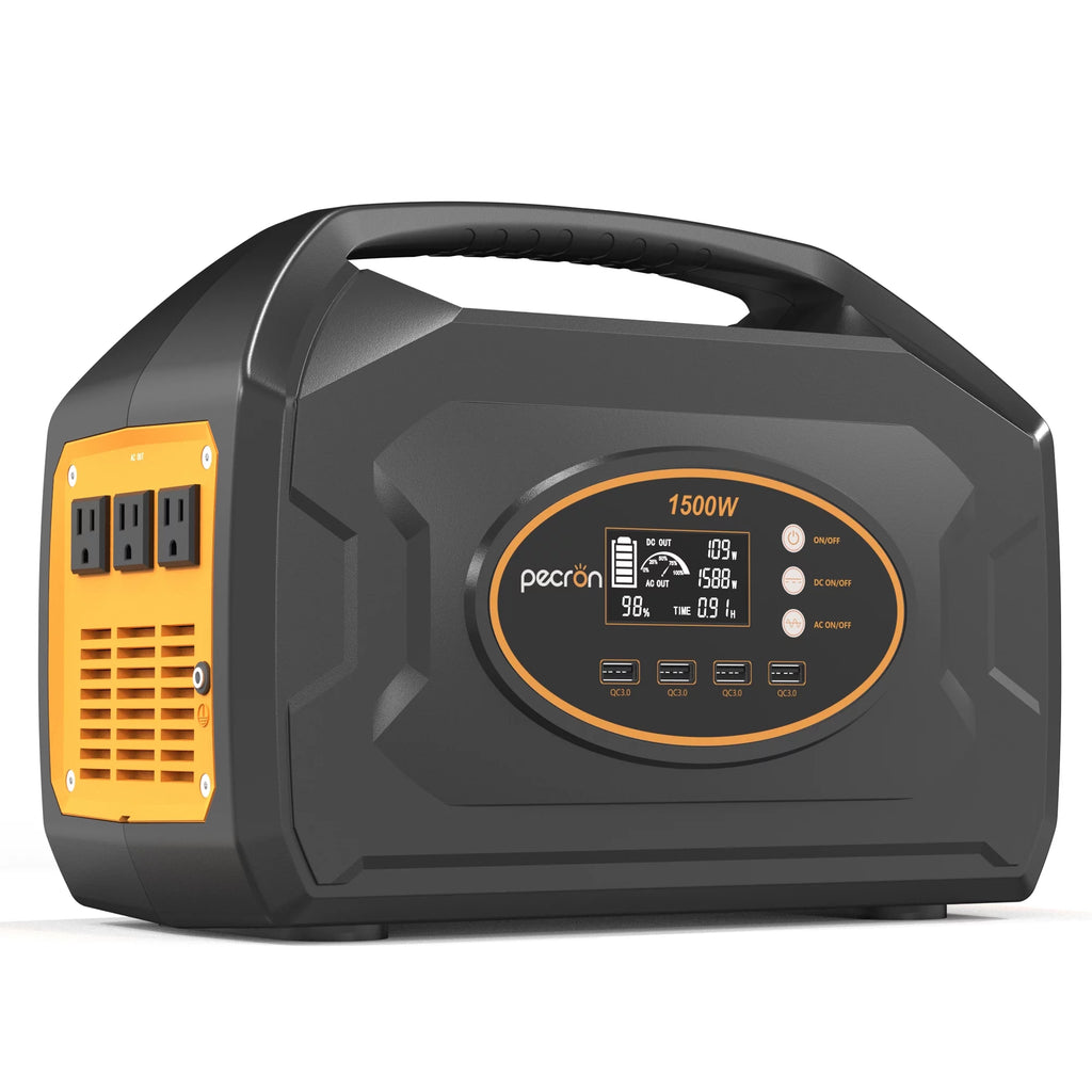Portable Power Station 1461Wh 1500W AC Outport Solar Generators I469