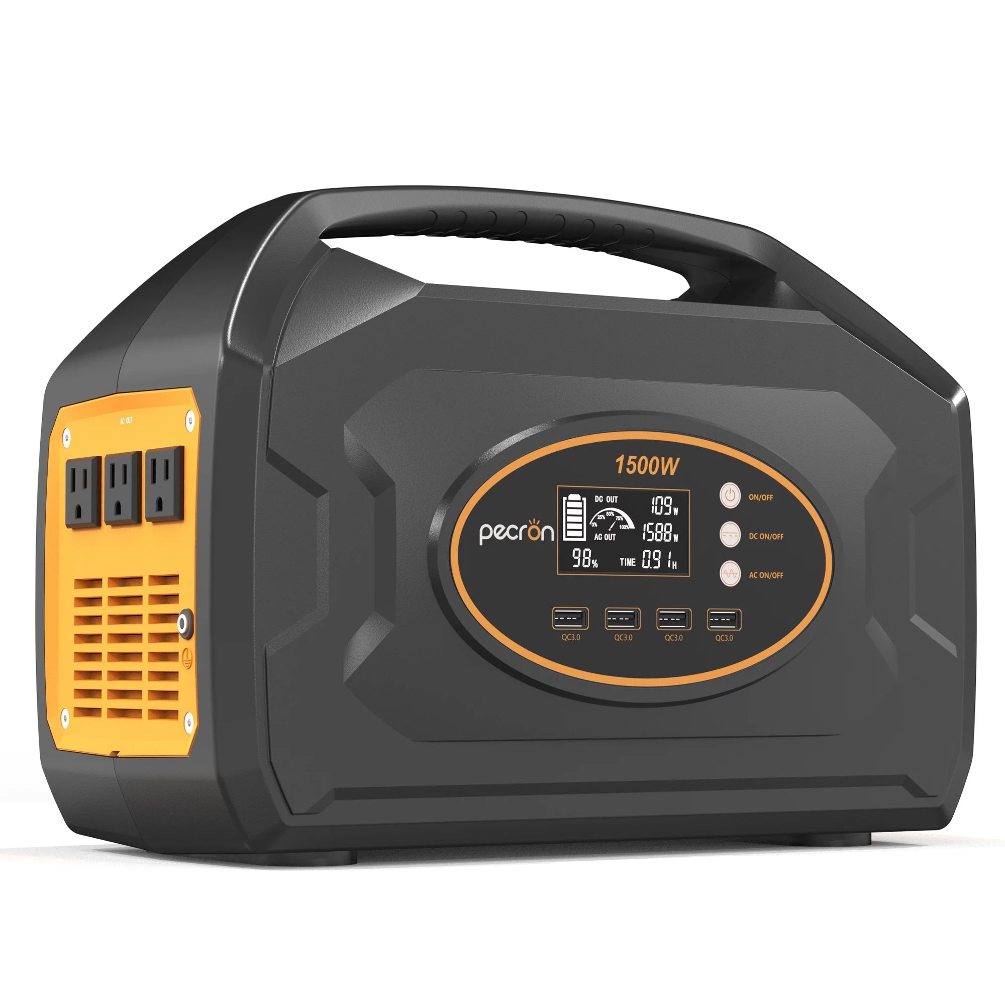 Portable Power Station 1461Wh 1500W AC Outport Solar Generators I469
