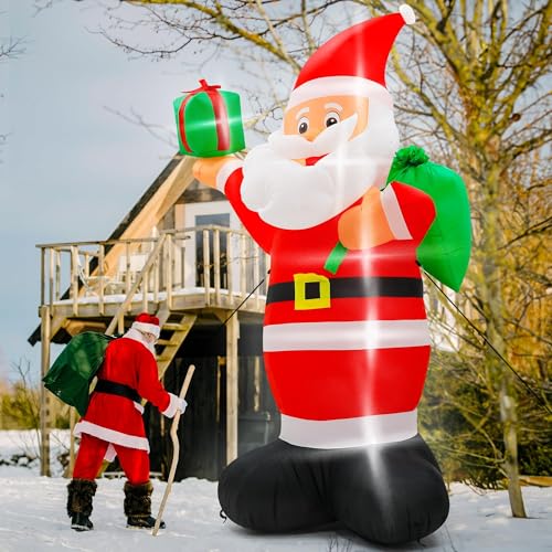15FT Inflatable Santa Claus with 8pcs LED B693