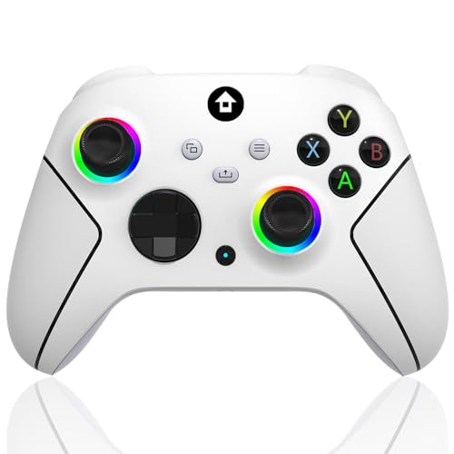 Wireless 2.4GHz Controller with 7 Colors RGB Light, 1000mAh Battery, 3.5mm Audio Jack P825