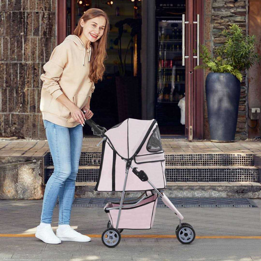 Pet Stroller Folding Carrier J49402