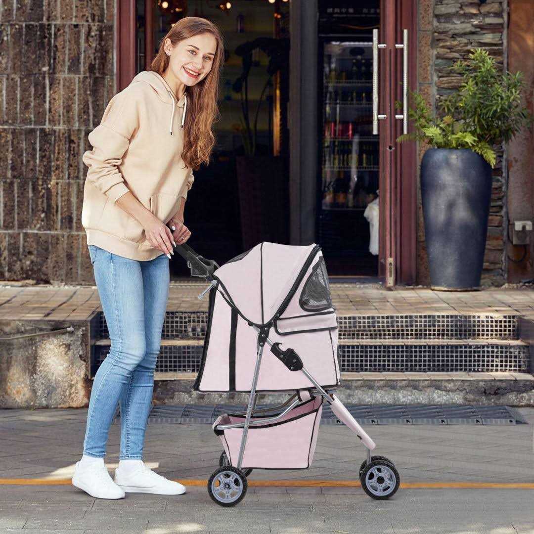 Pet Stroller Folding Carrier J49402