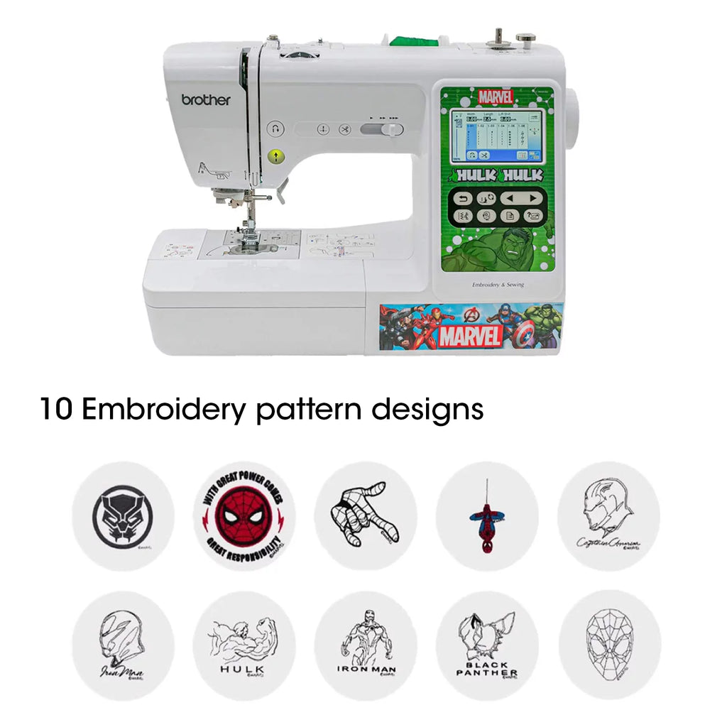 Computerized Sewing & Embroidery Machine with 26 Sewing Thread Spools J295833