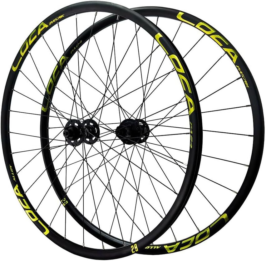 26/27.5/29 Inch Mountain Bike Wheelset Center Lock Disc Brake Quick Release Aluminum Alloy Rim Front and Rear Wheels 28 Holes D3593
