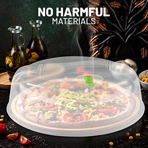 Clear Microwave Lid with Steam Vents, 10 Inch, 2 PK B488096