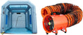 Inflatable Paint Booth Tent with Blower and Ventilation Exhaust Fan Q437
