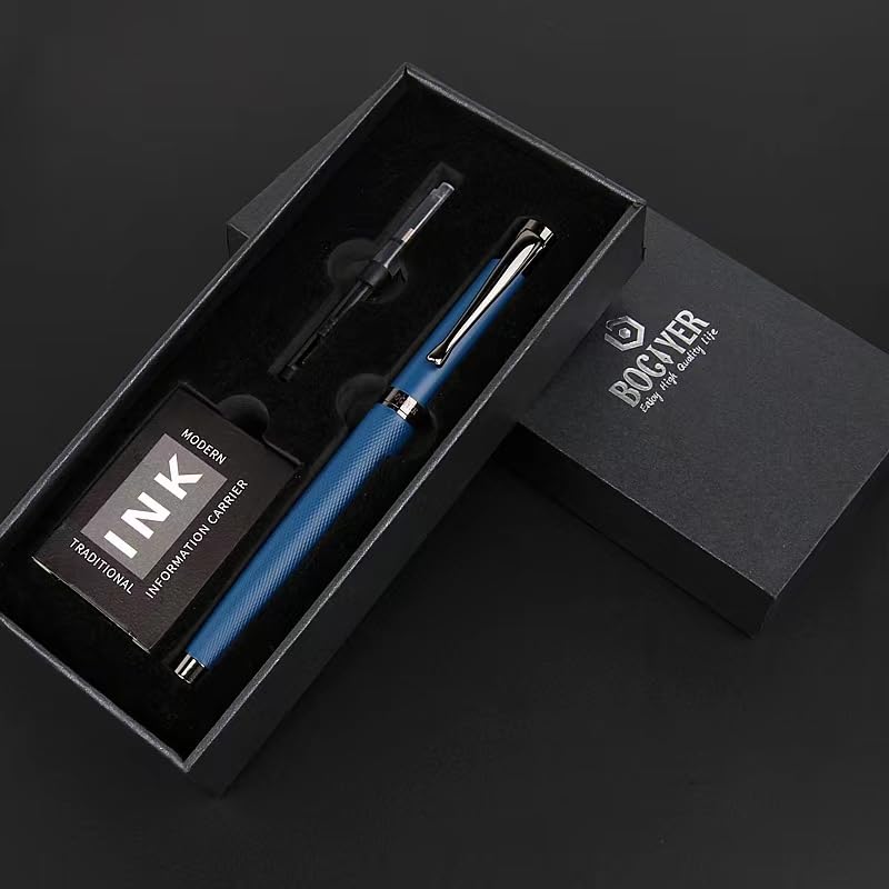 Green Medium Nib Fountain Pen Set with 10 Ink Cartridges and Ink Converter P218