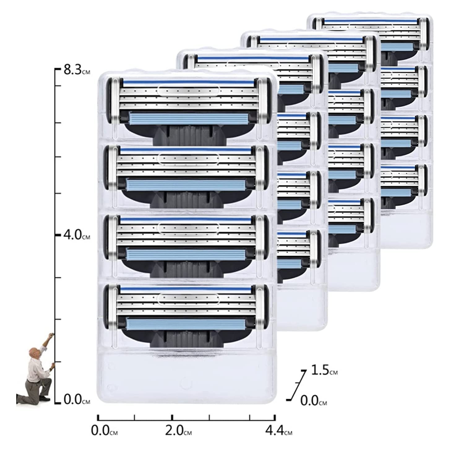 Precision Cut Stainless Steel Razor Blades Refills S66040