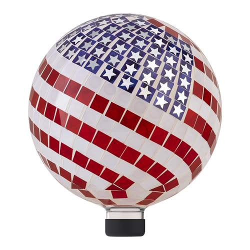 10" Diameter Glass Mosaic Gazing Globe I972