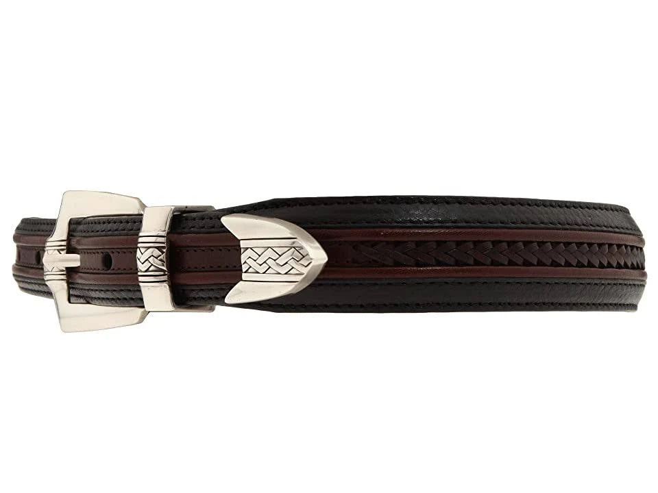 Black-Brown Black Lace Belt Size 44 C960628