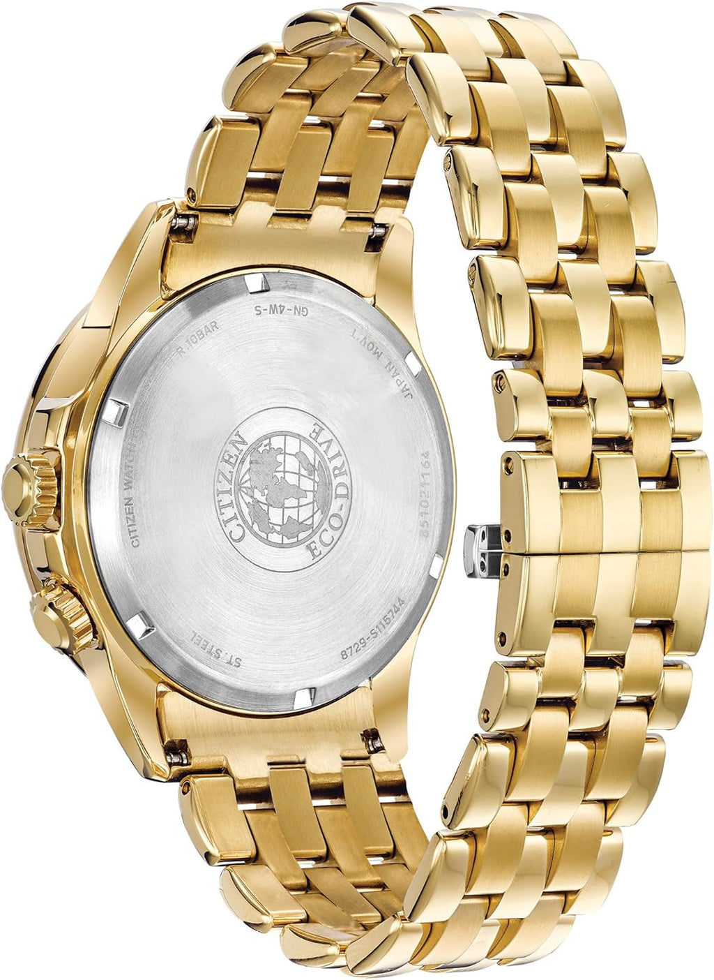 Gold-Tone Stainless Steel Eco-Drive Watch P733773