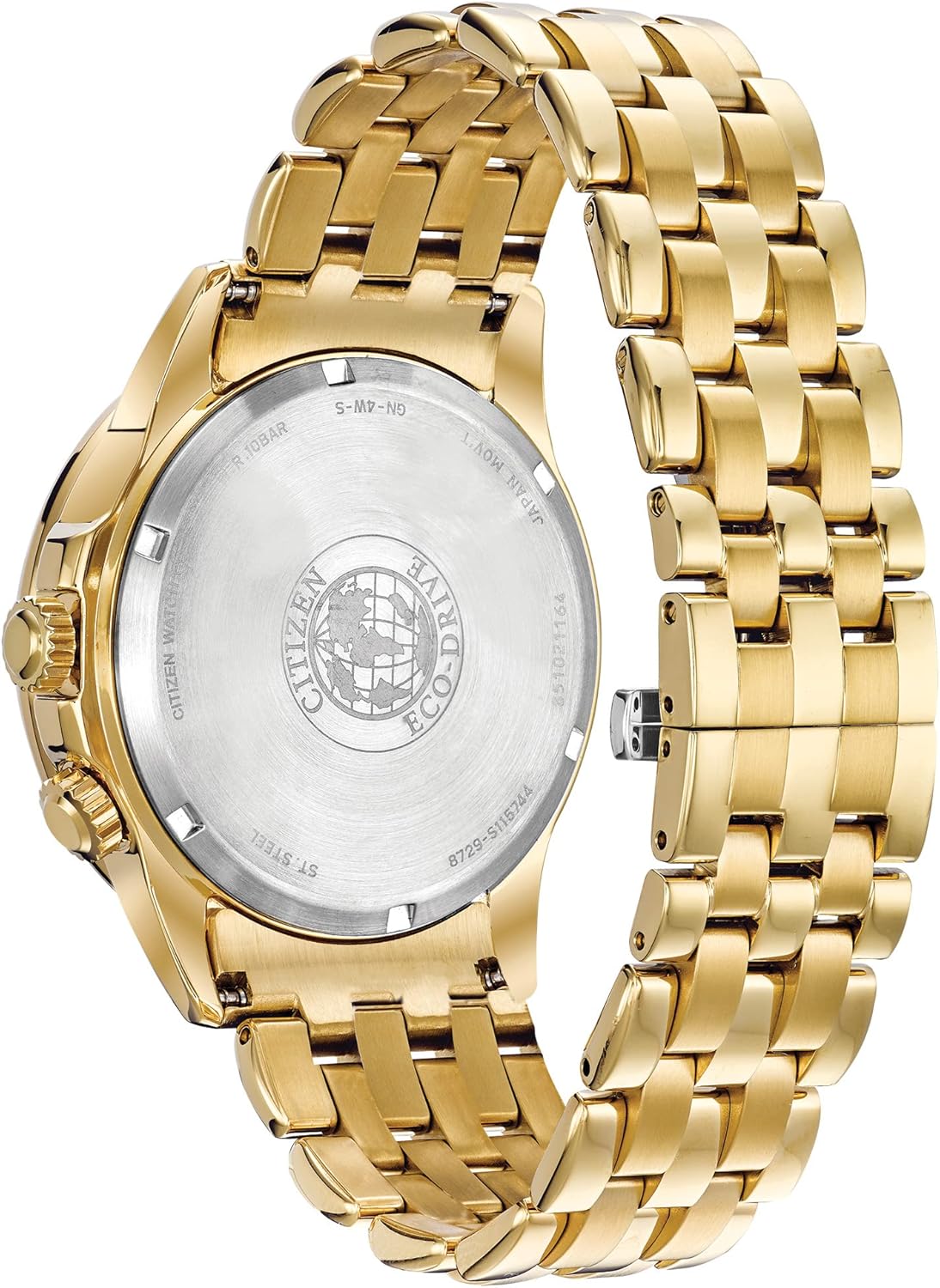 Gold-Tone Stainless Steel Eco-Drive Watch P733773