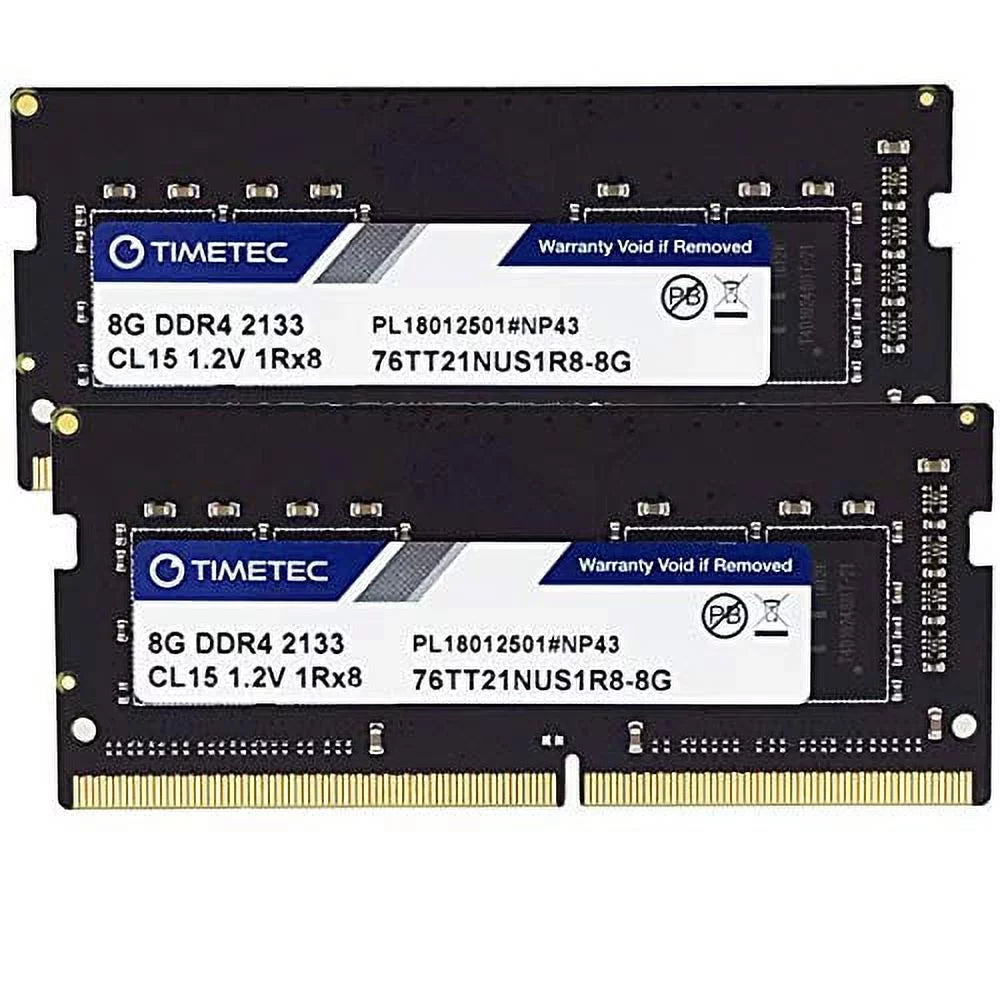 16Gb Kit (2X8Gb) DDR4 2133MHz PC4-17000 Non-ECC Unbuffered 1.2V CL15 1Rx8 Single Rank 260 Pin SODIMM Laptop Memory RAM Module I16565