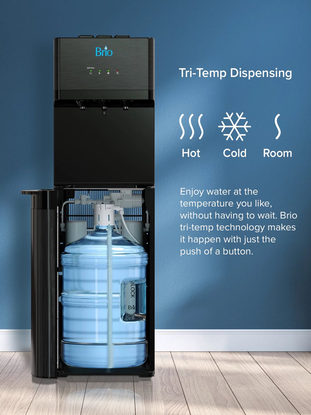 Self-Cleaning Bottom Loading Water Cooler Dispenser R156254